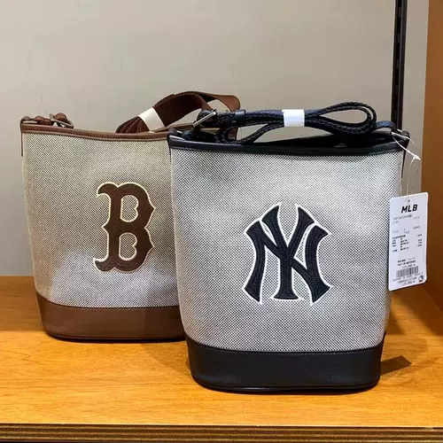 MLB, портативный ремешок для сумки, шоппер, сумка, Южная Корея, с вышивкой