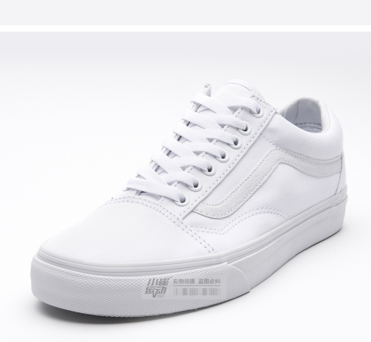 Xiao Cui thể thao VANS Fans mô hình cổ điển oldskool giày vải giản dị giày nhỏ màu trắng VN000D3HW00 giày the thao