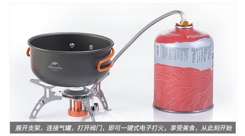 NH di chuyển khách cắm trại bếp gas bếp chẻ bếp lò - Bếp lò / bộ đồ ăn / đồ nướng dã ngoại bếp nướng than hoa ngoài trời chân cao