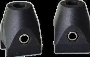 Nylon Square Single Rail Clip With Shank Square Single Clip Stainless Steel Square Single Clip Conveyor Line Accessories