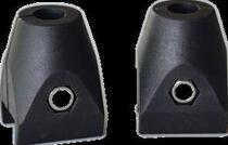 Nylon Square Single Rail Clip With Shank Square Single Clip Stainless Steel Square Single Clip Conveyor Line Accessories