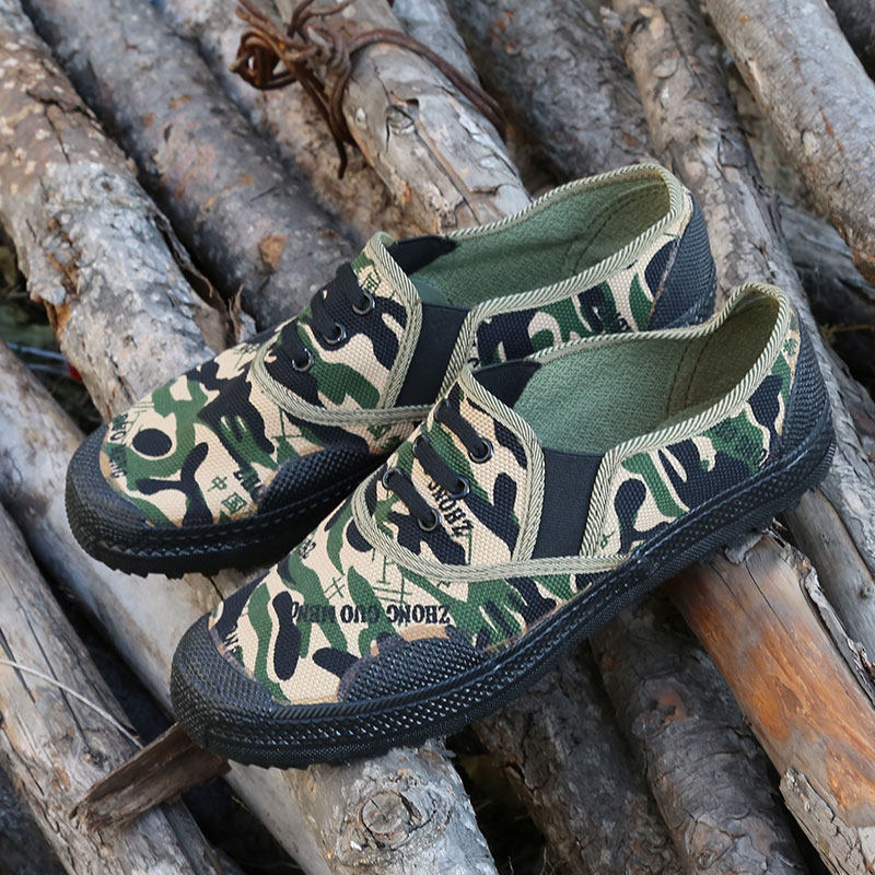 Low Gang Emancipation Shoes One Foot Pedal 87 Combat Training Shoes Folk Working Yellow Jersey Shoes Men's Work Shoes Workshoes