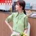 Mùa hè ngắn tay áo sơ mi voan 2020 blouse cổ tích chương trình mini-cổ tích. Phong cách thời trang mới áo của phụ nữ 