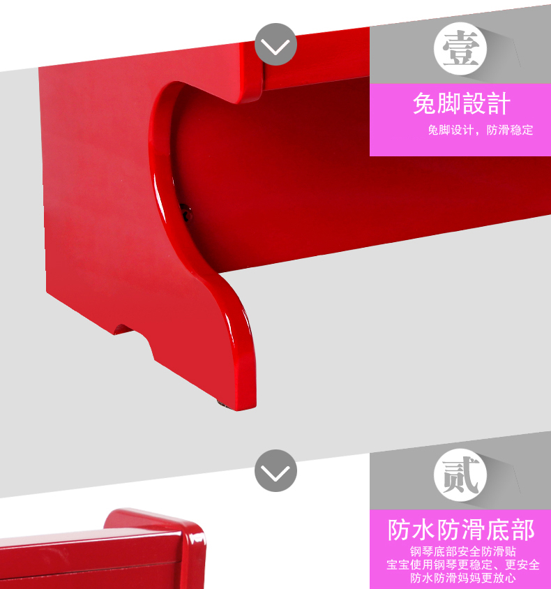 25 phím đàn piano nhỏ bé giáo dục sớm câu đố piano gỗ Bàn phím đồ chơi trẻ em có thể chơi quà tặng cho người mới bắt đầu - Đồ chơi nhạc cụ cho trẻ em đàn piano mini cho bé