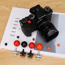 Little red ball creative hot shoe cover suitable for Nikon Z30 Sony Fuji XT5X100VXS20 shutter button Leica M