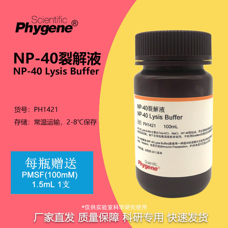 NP-40裂解液 NP40裂解液 NP-40 Lysis Buffer [PH1421 PHYGENE]