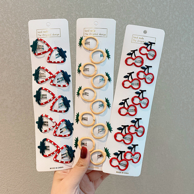 儿童星星发夹女童五角星发卡子公主碎发卡小女孩头饰宝宝bb夹发饰