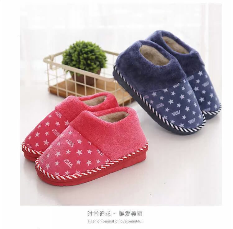 Giày dép cotton mới với mùa đông đôi nam nữ và giày chống trượt dày trong nhà những mẫu dép nữ đẹp