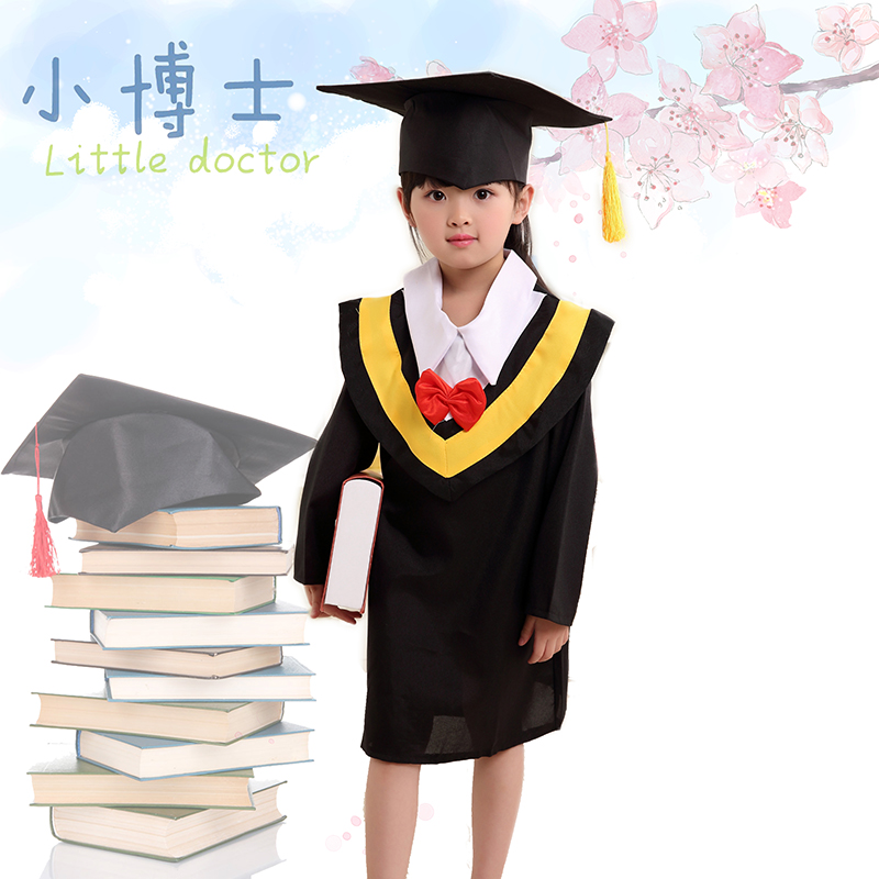 Quần áo bác sĩ của trường tiểu học mẫu giáo quần áo cử nhân quần áo khiêu vũ quần áo tốt nghiệp hình ảnh trang phục tốt nghiệp áo choàng giải thưởng quần áo set vest công tử bé trai cao cấp