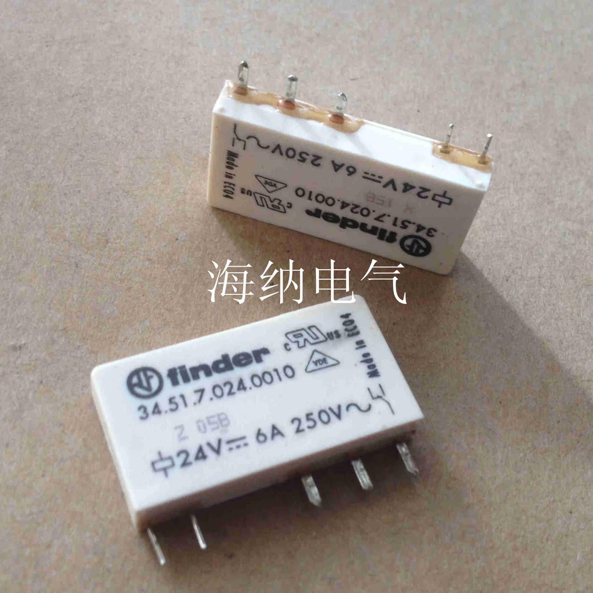 Original installation Made in Italy Finder Finder ultra-thin relay 34 51 7024 0010 0010 24VDC 6A 