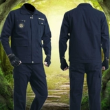 Хлопковый осенний износостойкий комбинезон, увеличенная толщина, защита от ожогов
