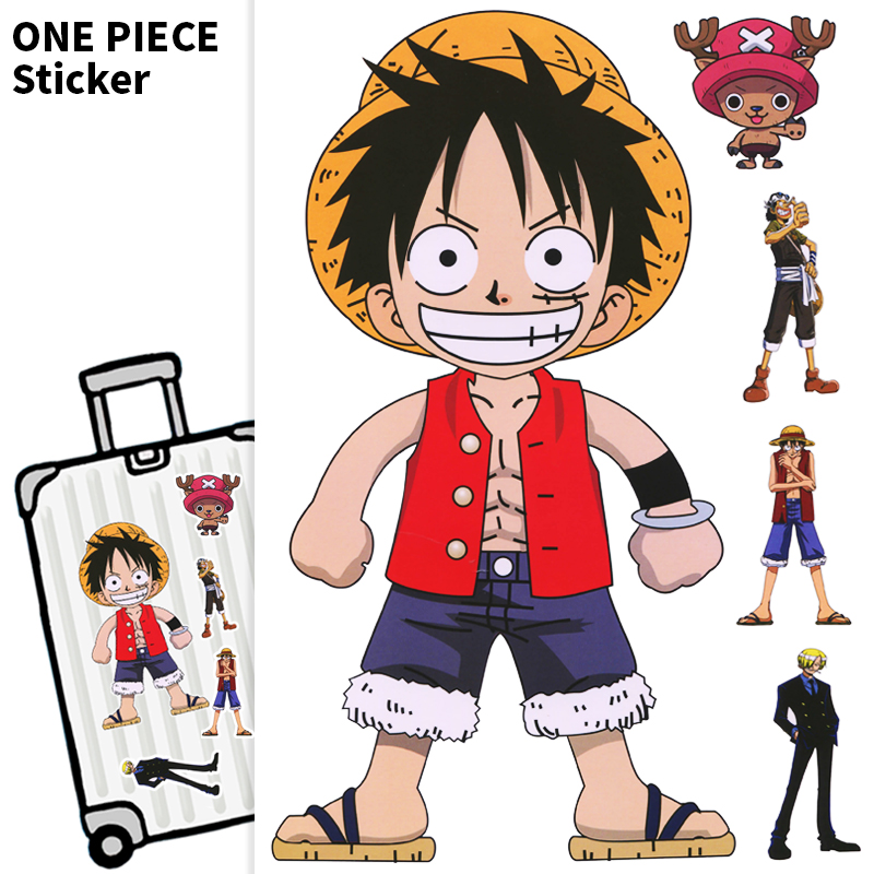 Anime cartoon suitcase stickers tide brand laptop suitcase trolley case decorative stickers waterproof