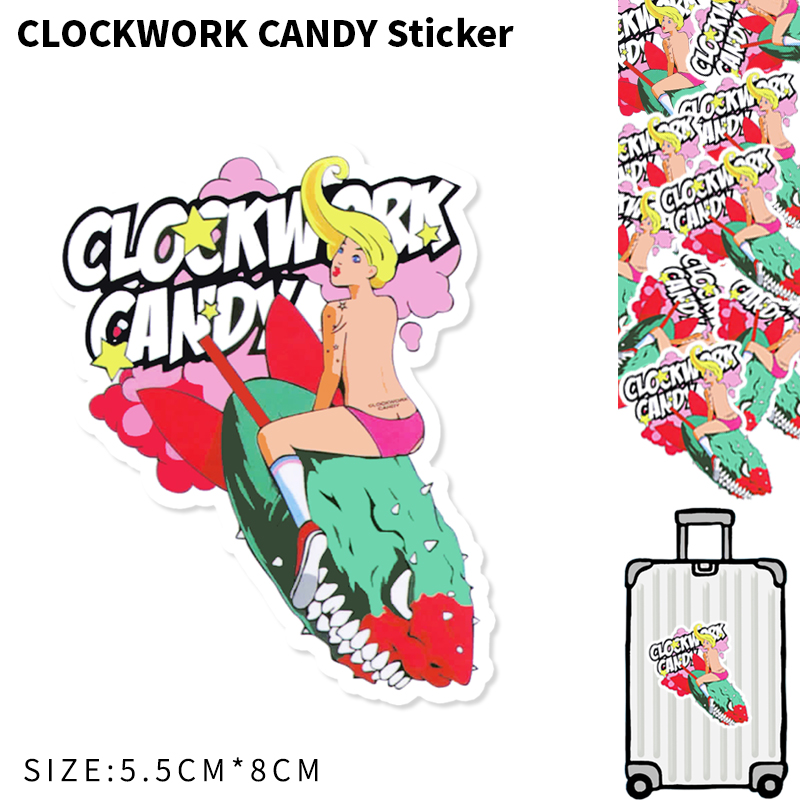 Cartoon tide brand luggage stickers notebook suitcase stickers guitar skateboard mobile phone trolley case stickers waterproof