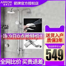 Wrigley bathroom shower shower set hot and cold all copper bath faucet shower head dark AE3355S