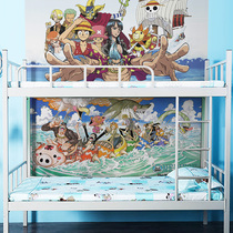 One Piece poster bed wall sticker student dormitory bedroom room decoration seven Wuhai road flying Solong wall sticker