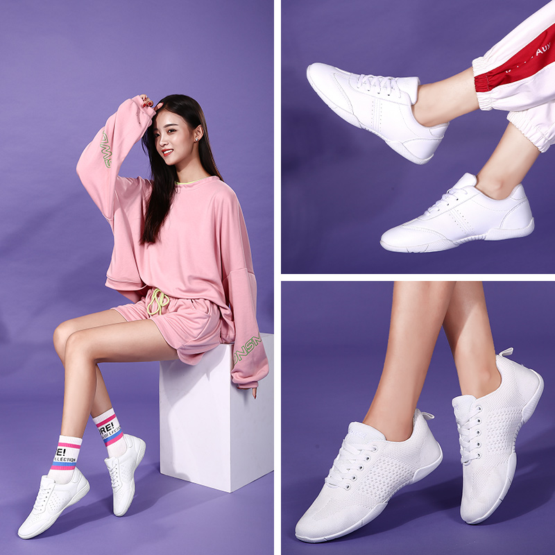Dance with Cardiac Action Bodybuilding Bodybuilding Drills Training Shoes Children Adults Dancing Women Shoes Jazz White Dance Shoes-Taobao