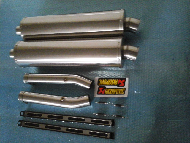 Ống xả bằng thép không gỉ cbr1100XX sửa đổi ống xả CBR1100XX blackbird - Ống xả xe máy