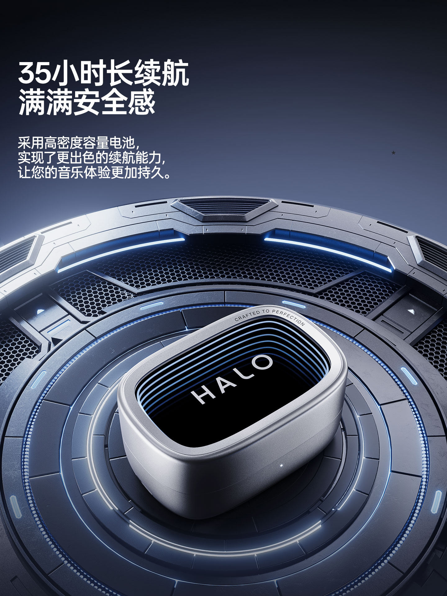 Edifier Halo Clip Ear Clip-On Bluetooth Headphones, Wireless, Open Design, Non-In-Ear, Dedicated for Sports and Running