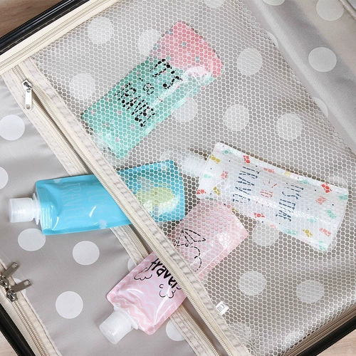 Лосьон, складная тара для путешествий, портативный косметический гель для душа, шампунь, бутылка, очищающее молочко, сумка для хранения