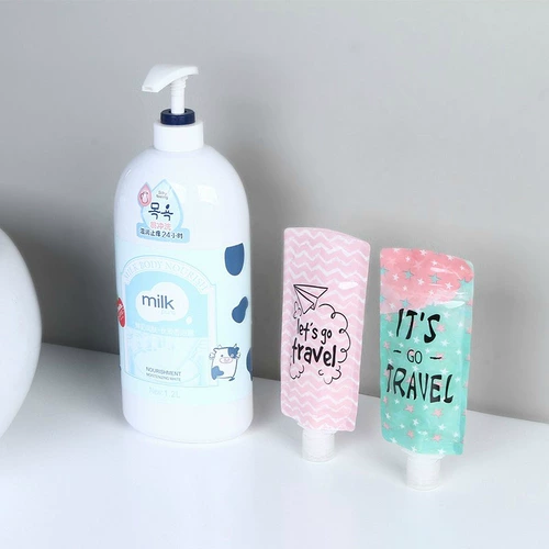 Лосьон, складная тара для путешествий, портативный косметический гель для душа, шампунь, бутылка, очищающее молочко, сумка для хранения