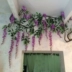 Mô phỏng Hoa Wisteria Hoa đậu dài Hoa trang trí Hoa Vine Chuỗi Chuỗi Mây Đám cưới Vine Hoa nhân tạo Hoa nhựa Hoa Vine - Hoa nhân tạo / Cây / Trái cây