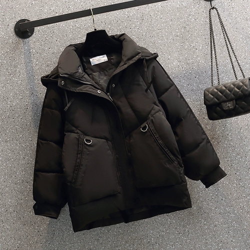 Сиреневая куртка с пухом, дизайнерский пуховик, 2024 года, тренд сезона