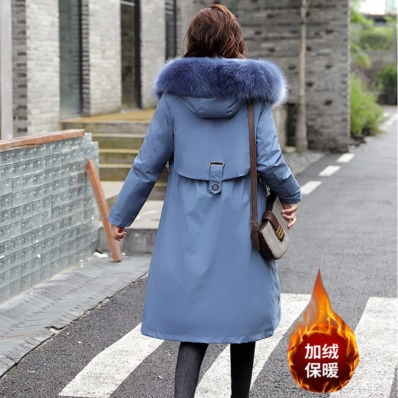 Parker 2026 New Winter Detachable Fur-Lined Integrated Leather Jacket for Young Women, Mid-Length Fur Coat Parker 2026 New Winter Detachable Fur-Lined Integrated Leather Jacket for Young Women, Mid-Length Fur Coat