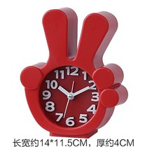  Elementary school students little girls Middle school students get up bedside clock room alarm clock Bedroom simple blue students use to go to school