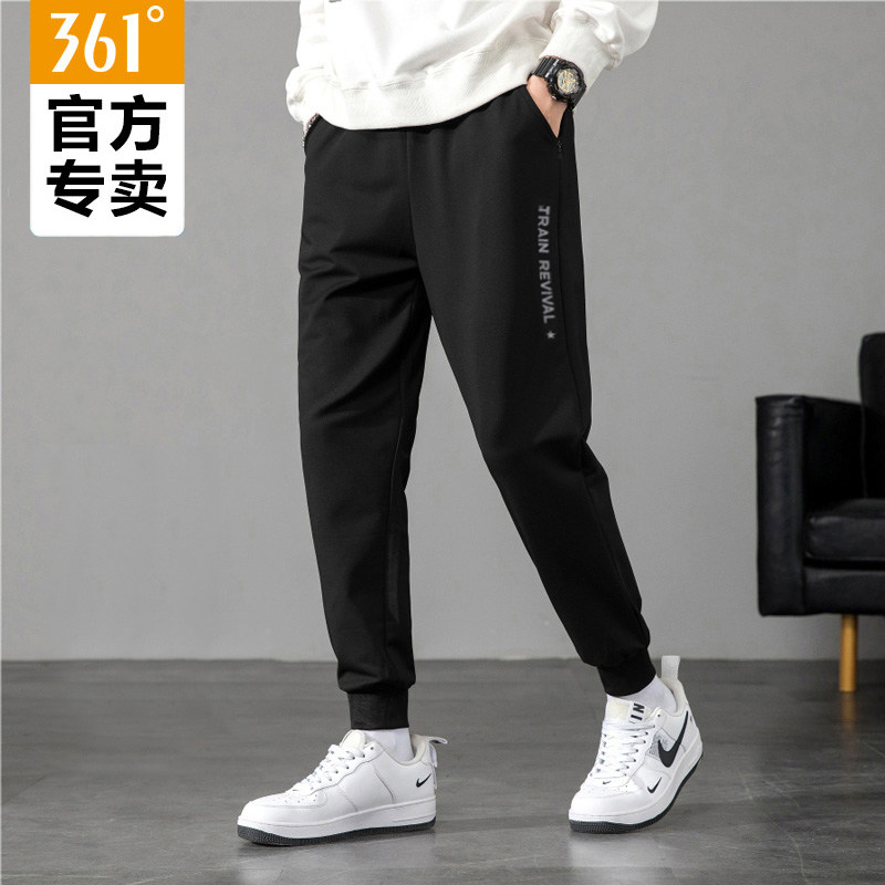 361 Spring Pants men Spring Fall Guards Bench Fed Knitted Casual Breakfast Pants Men's Dry Trousers