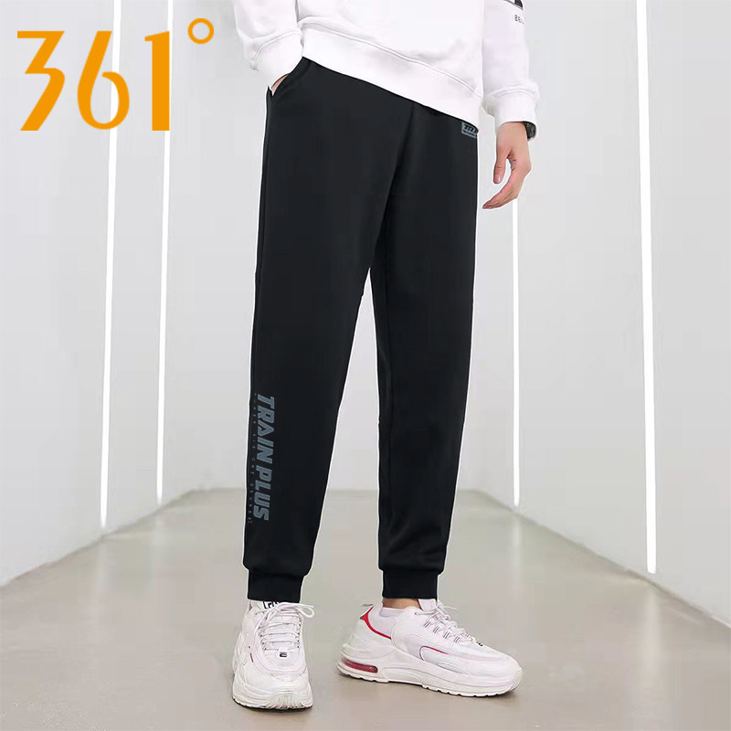 361 SPORTS PANTS MEN'S 2022 SPRING AUTUMN SEASON NEW KNIT CASUAL CLOSE-UP LONG PANTS THICKENED WARM RUNNING AND SWEATPANTS MALE
