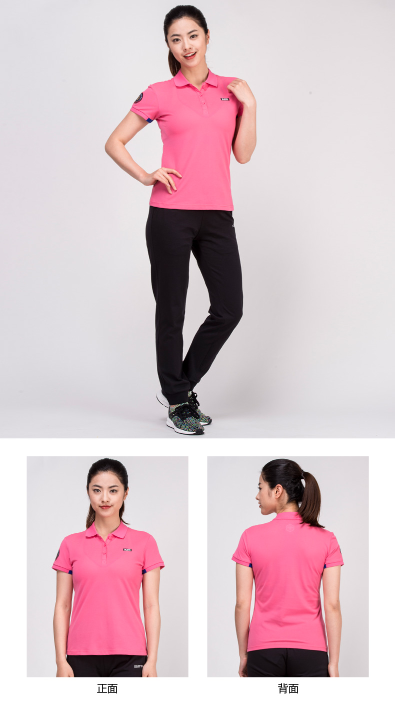 361 của phụ nữ 2018 mùa hè ve áo t-shirt ngắn tay casual polo áo sơ mi nữ 361 độ thoáng khí chạy t-shirt áo polo nam trang