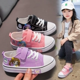 Модные тканевые весенние универсальные кроссовки, детская спортивная обувь, мягкая подошва