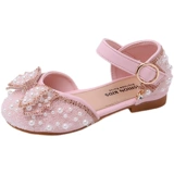 Сандалии, летняя детская обувь для принцессы, коллекция 2023, подходит для подростков, мягкая подошва