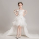 Cô gái chủ nhà catwalk váy công chúa váy pettiskirt cô bé váy dạ hội trẻ em váy cưới dài trang phục piano - Váy trẻ em