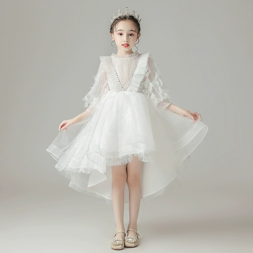 Наряд маленькой принцессы, детское платье, наряд для музыкальных выступлений, из фатина