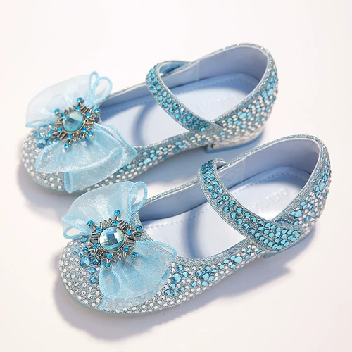 Туфли для кожаной обуви, детская обувь для принцессы на высоком каблуке, коллекция 2023, мягкая подошва