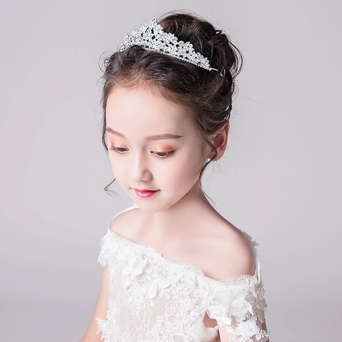 Детский аксессуар для волос для принцессы, ободок, свадебное платье, корона, подарок на день рождения