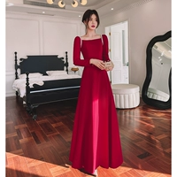 Длинный бордовый лонгслив