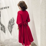 Бордовое красное весеннее вечернее платье, подходит для подростков