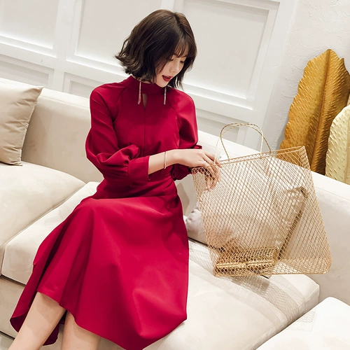 Бордовое красное вечернее платье, подходит для подростков