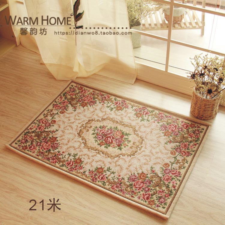 [Multi-kích thước] Châu Âu mục vụ Dorni Jacquard thảm non-slip thấm mat thảm cửa thảm nhà hiên mat