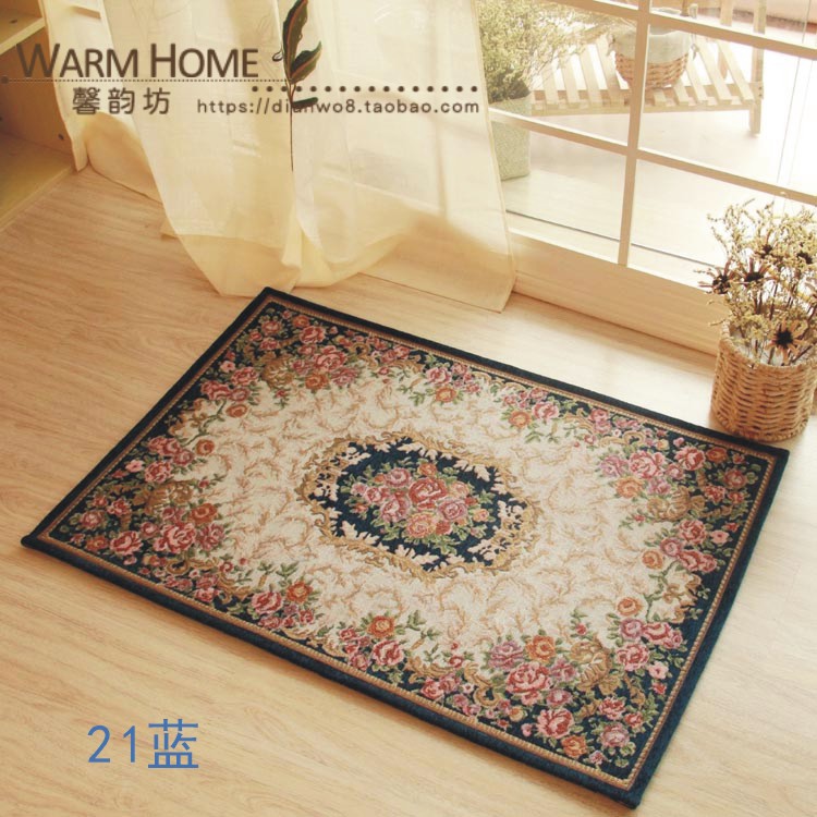 [Multi-kích thước] Châu Âu mục vụ Dorni Jacquard thảm non-slip thấm mat thảm cửa thảm nhà hiên mat