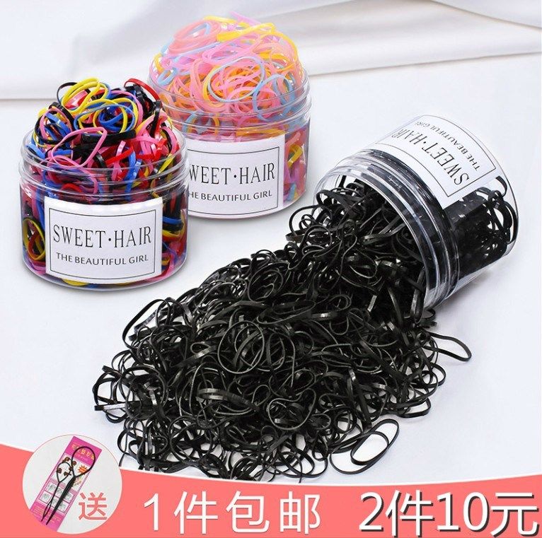 Head rope simple fabrication popular rubber band disposable hair rope head ring fashion new wide bundle with air
