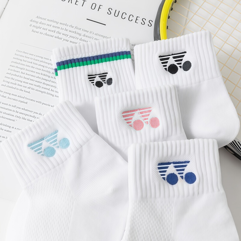 Japanese Imported Badminton Socks, Unisex, Spring and Summer, Pure Cotton, Sweat-Absorbent, Breathable, Sports Basketball, Running, Tennis Socks