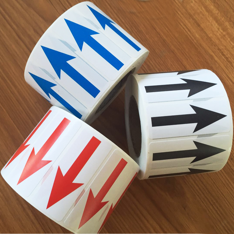 Arrow Label Stickers, Direction Textile Defect Identification, Rework, Non-Conformity, Rework, Self-Adhesive Small Markers, Paper Removal