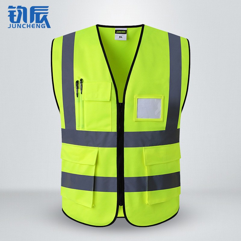 Reflective safety vest construction vest safety clothing road traffic reflective clothing horse clip sanitation workers clothes