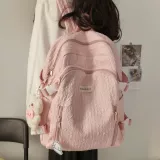 Вместительный и большой ранец, небольшая дизайнерская сумка через плечо, японский милый рюкзак, подходит для студента, тренд сезона