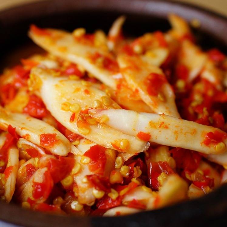 Ready-to-eat fresh ginger-ground ginger condiment Lower rice farmhouse sauce Ginger Ginger Pickle Sour pickled pickled pickle of pickled vegetables