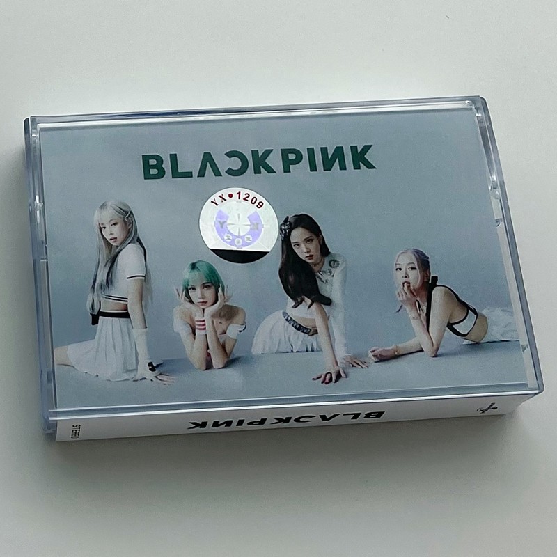 Tape INK BLACK BLACKPINK jisoo Jennie rose Lisa brand new undetached with lyrics Ben