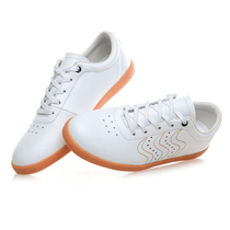 Bai Ling summer new tai chi shoes soft cowhide beef tendon bottom martial arts practice shoes breathable mens and womens leather sneakers
